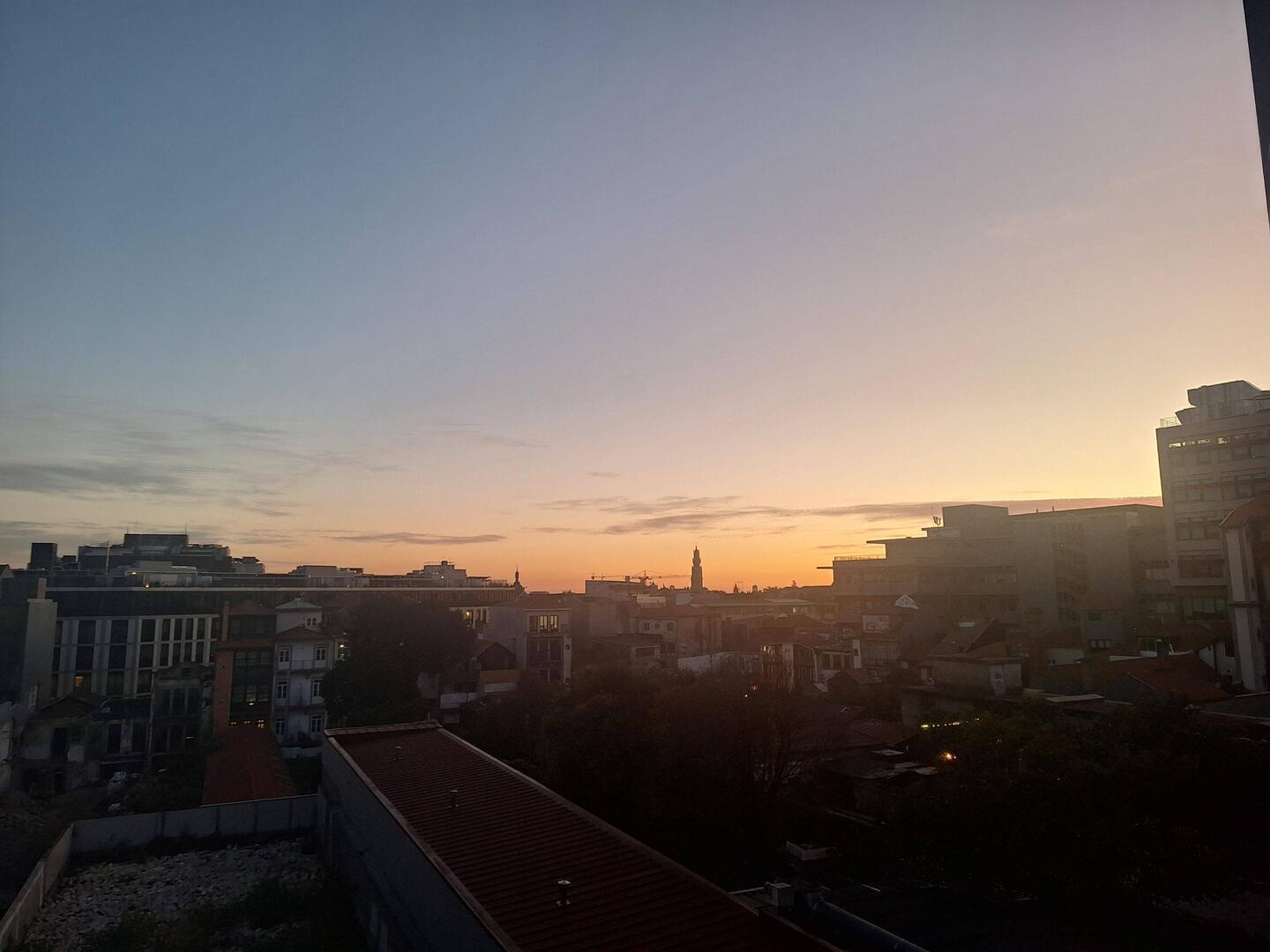 Sunset from our apartment