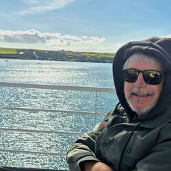 On the ferry