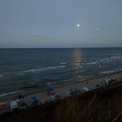 I miasteczko namiotowe na plaży