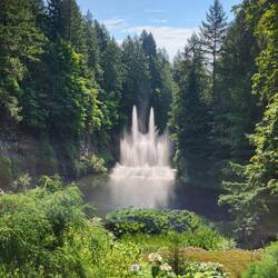 Nicht nur die Aussicht und das Wassergeplänkel waren nett anzusehen