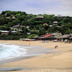 The beach of Mazunte.