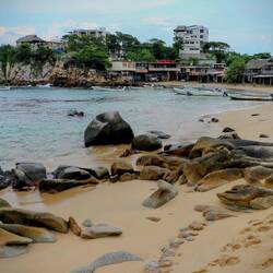 On the beach in San Augustin.