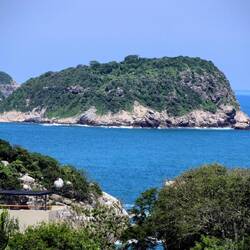 View from Villa Coral Hotel.