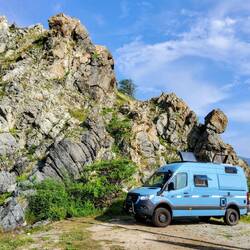 We spent a night here, at Oswaldo's campsite set up near the seashore.