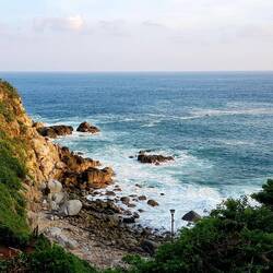 View from our room. Villa Coral Hotel.