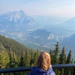 Smoke haze view from Sulphur Mountain