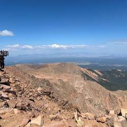A westerly view towards the Colorado Rockies