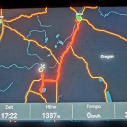 Von Bent zum Crater Lake NP.