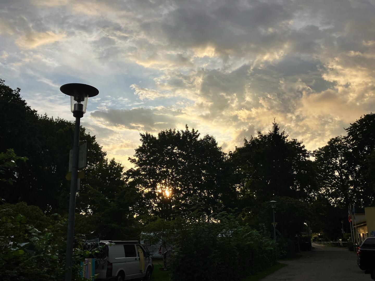 Aufgestanden und noch etwas Sonne gesehen⛅️