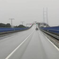 Stralsundbrücke, Deutschlands grösste Schrägseilbrücke