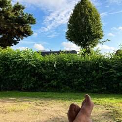 Etwas Sonne lädt zum Chillen ein