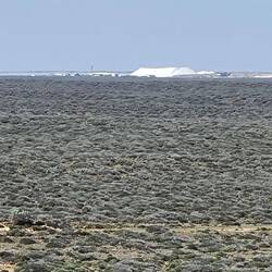 Salt mine in the distance