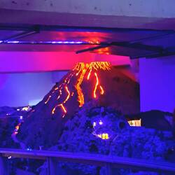 Italien inklusive Vulkanausbruch