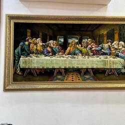 The Last Supper done in silk