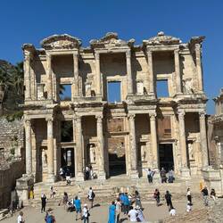 Library of Celsus - third-largest library in the Roman world