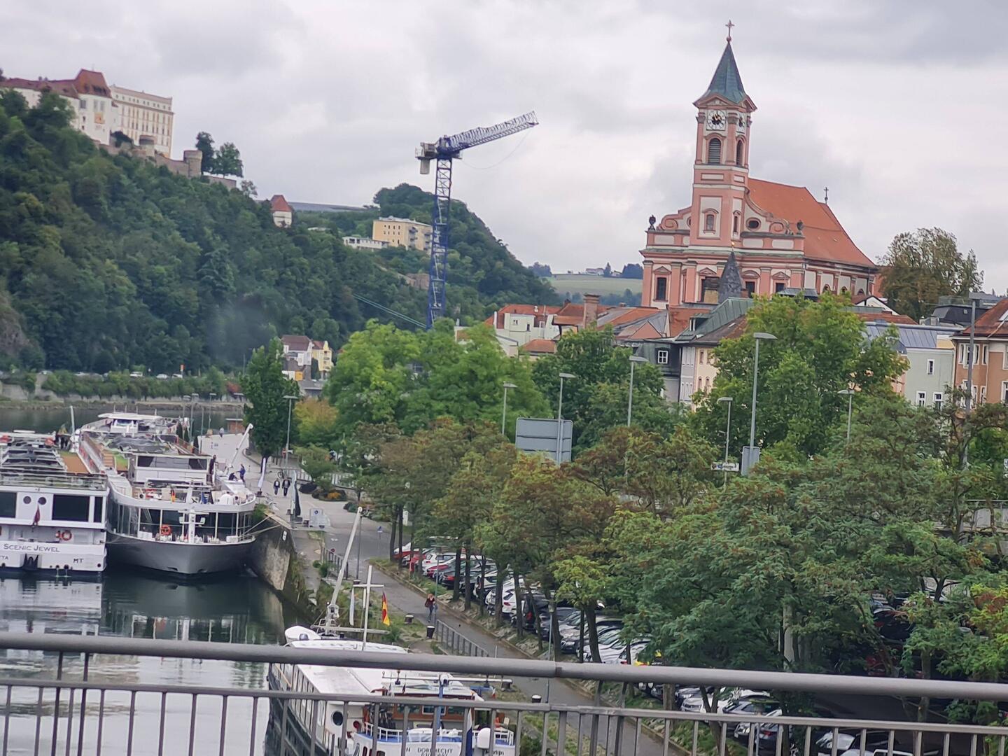 Einfahrt nach Passau