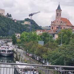 Einfahrt nach Passau