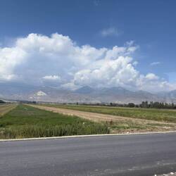 Der Kungej-Alatau auf der Nordseite des Issyk-Kul-Sees