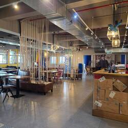 The social area and eating room