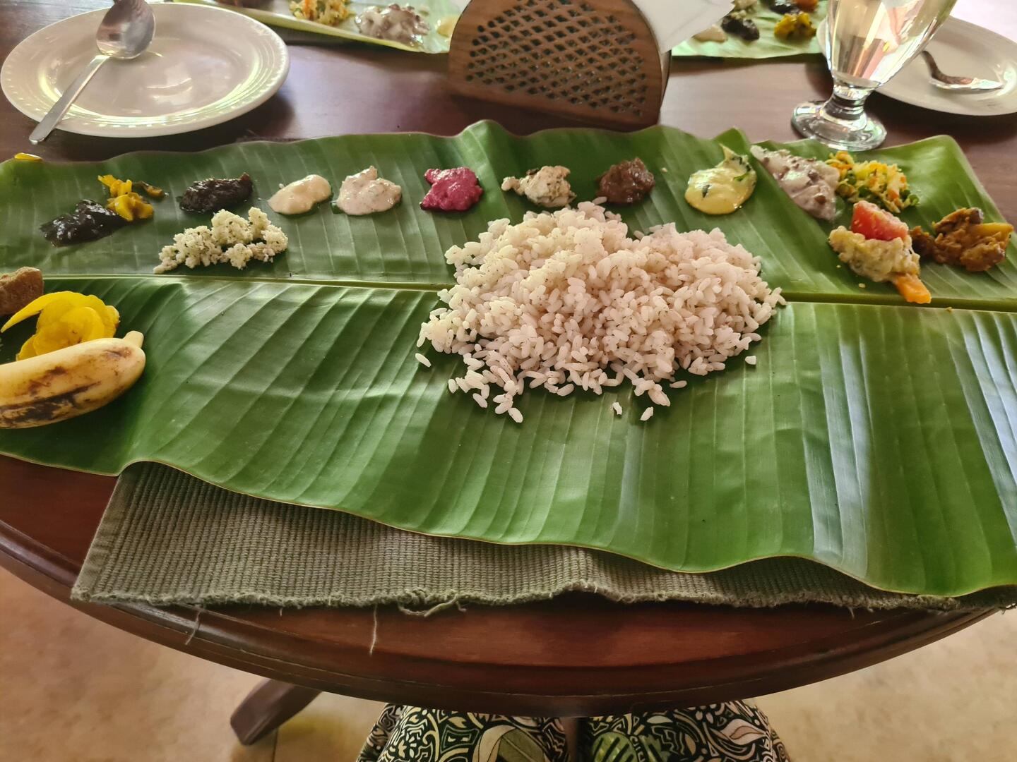 das typische Onam Gericht
