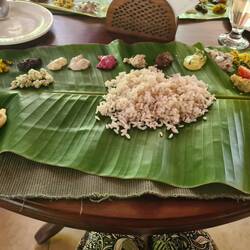 das typische Onam Gericht