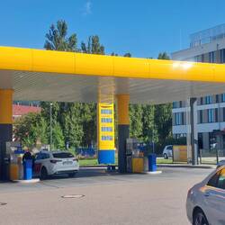 Na und das erste nachtanken, für 1,57€ recht günstig