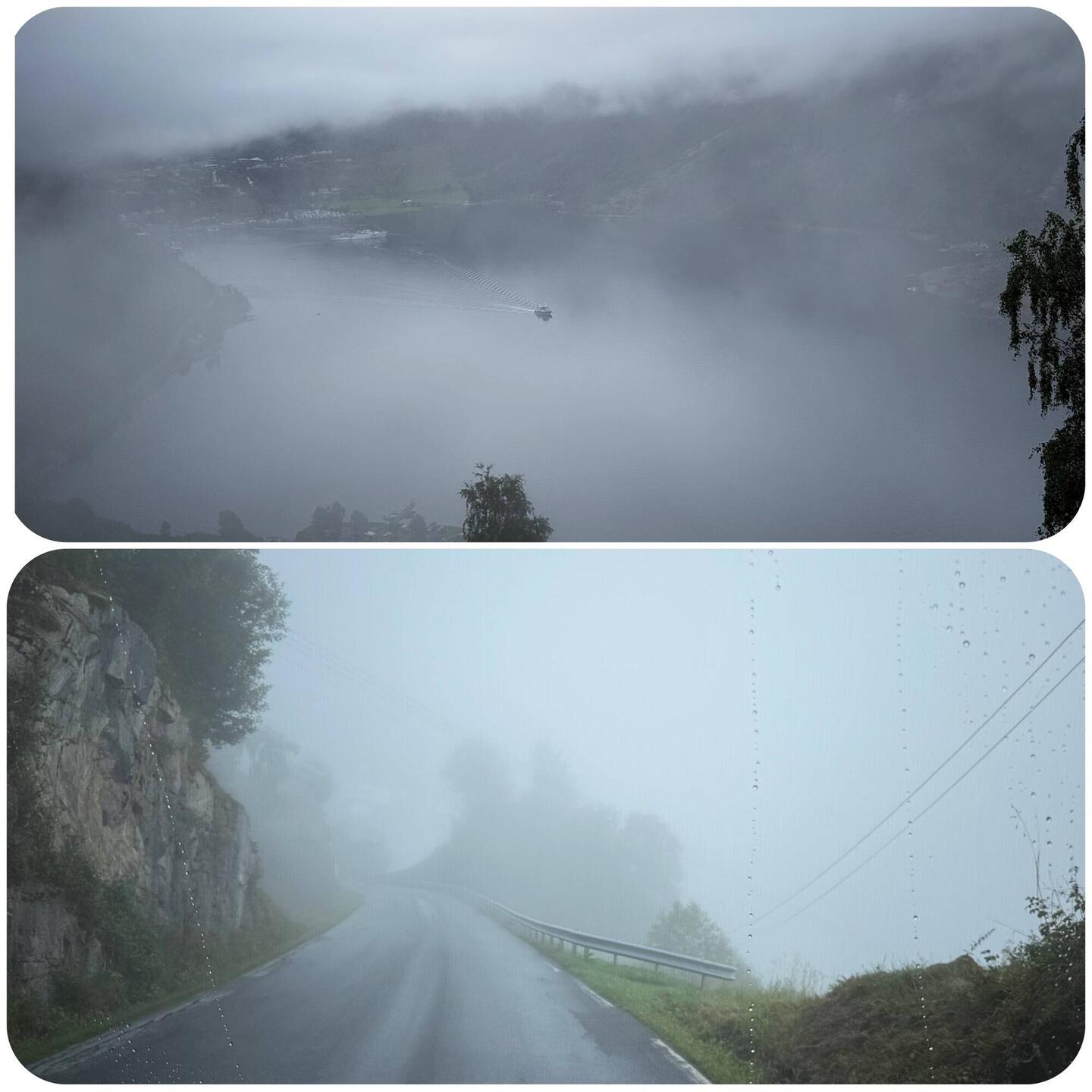 Adlerstrasse im Nebel