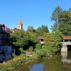 Den lille flod Pegnitz