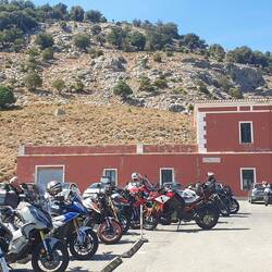 Beliebter Motorradtreff am Wochenende
