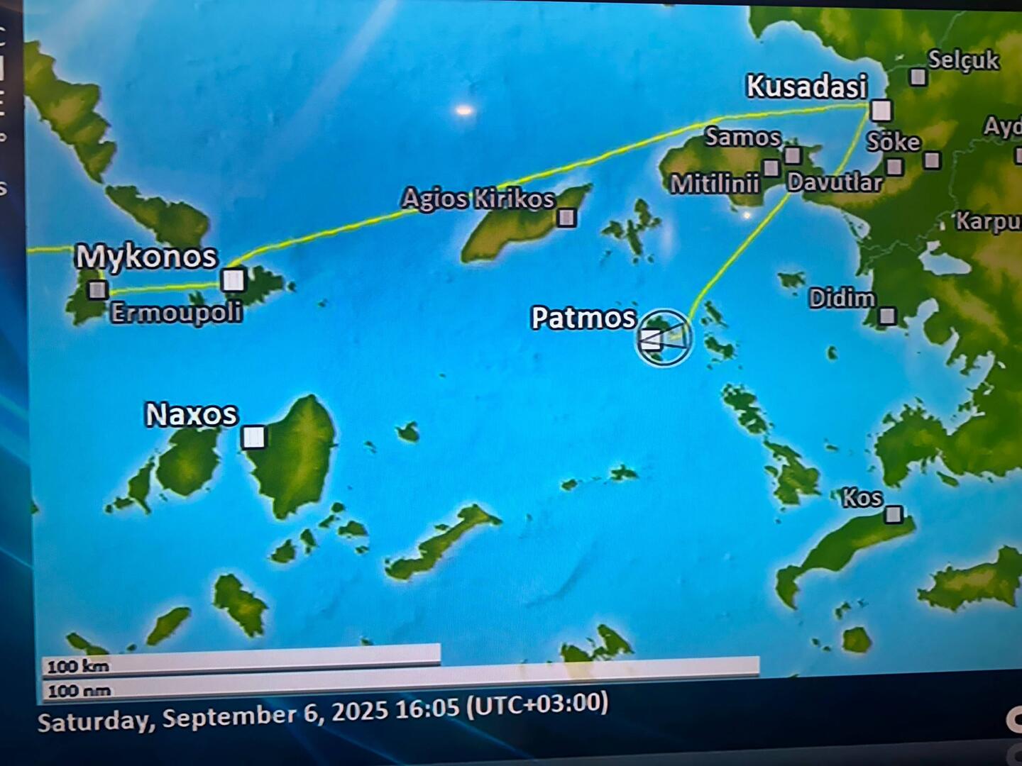 Our sailing route so far