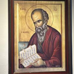 Copy of an ancient icon of St. John the Theologian