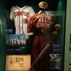 Alta Weiss baseball Bloomers, cap and Blouse 1908