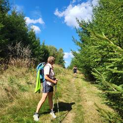 Angelika muss mit auf das Foto.