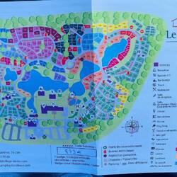 Plano de distribución del camping