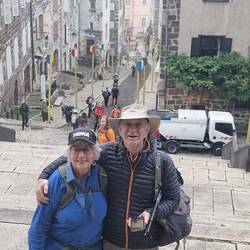 David and self at the beginning