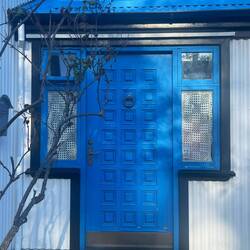 Doorway displays in the old homes of Reykjavik.