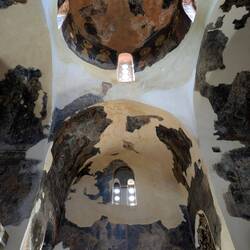 Remnants of 13th-century frescoes