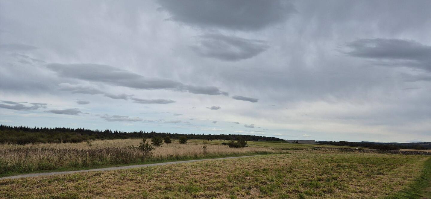 The fields of Culloden from the Jacobite side