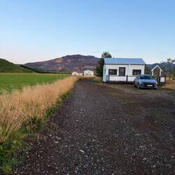 Our Airbnb for the night, on the middle of a farm