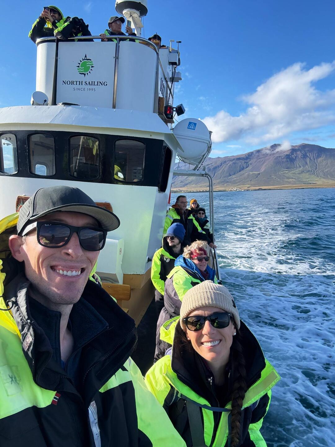 On our whale watching tour