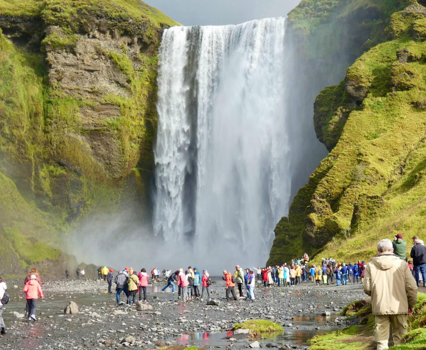 Skogafoss waterfall