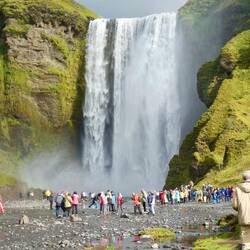 Skogafoss waterfall