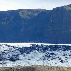 Ribbons of volcanic ash