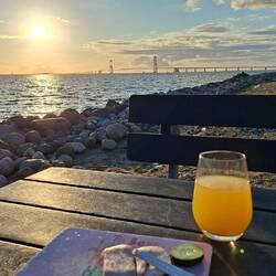 Abendbrot mit toller Aussicht