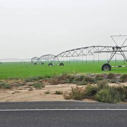 Farm field watering system