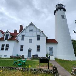 Point Iroquois lighthouse
