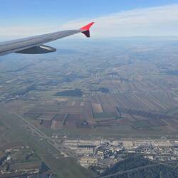 Anflug Wien