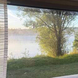 Sonnenaufgang an der Saône
