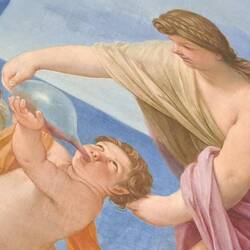 Putto scolabottiglie