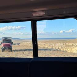 Wir sehen das Kaspische Meer!